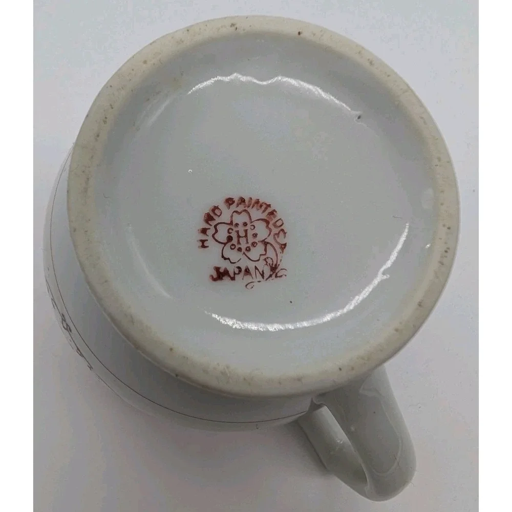 Vintage Noritake Morimura Cream Pitcher & Sugar Bowl Set Hand Painted Floral